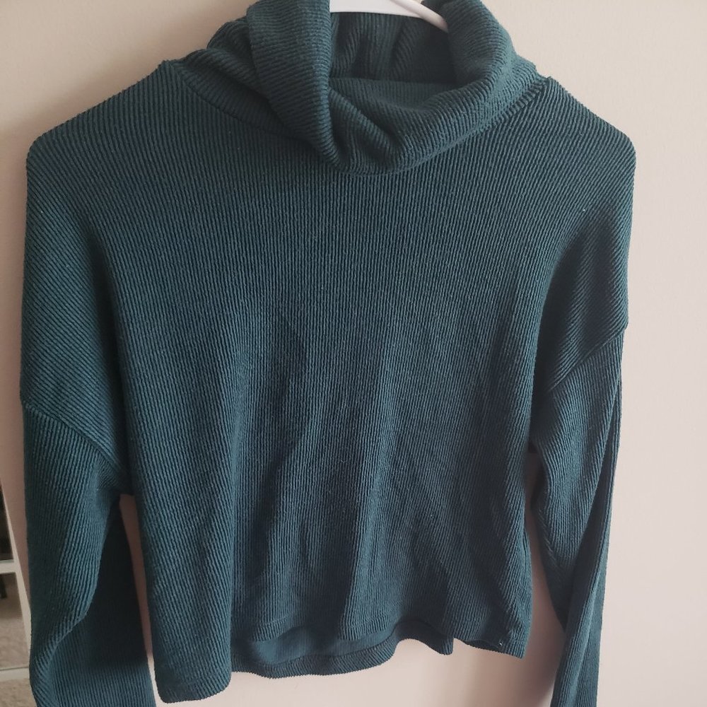 Cropped Turtleneck